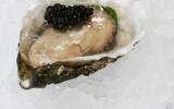 Huîtres aux Champagne et au caviar