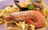 Tagliatelles aux fruits de mer classiques