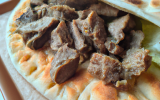 Pita d'agneau à l'orientale