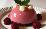 Bombe de Noël à la framboise