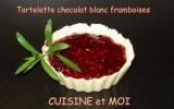 Tartelettes croustillantes chocolat blanc framboises