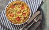 Quiche aux courgettes et aux tomates cerises