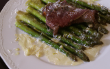 Sauté d'agneau aux asperges