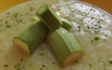 Velouté de courgettes à la vache qui rit facile