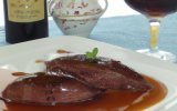 Magret de canard au jus de Porto