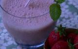 Smoothie fraises et menthe