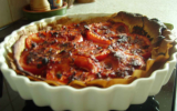 Tarte à la moutarde et tomates