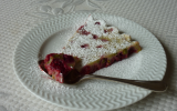 Clafoutis framboises et pistaches