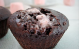 Muffins chocolatés aux chamallows