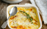 Gratin dauphinois de légumes oubliés au Chavignol AOP