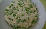 Risotto aux petits pois maison