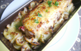 Gratin d'andouillette au Saint Marcellin