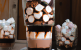 Verrines au chocolat et marshmallows