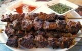 Brochettes de marinade d'agneau à l'orientale