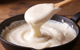 Sauce béchamel au lait entier et noix de muscade