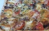 Pizza au thym et aux trois fromage