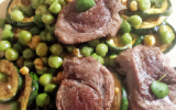 Mijotée d'agneau aux pois chiches et aux courgettes