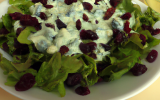 Salade de raisins au bleu d'Auvergne