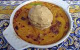 Gratin de mangue et sa glace de pain d'épices