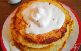 Recette - Pancakes salés à l'oeuf poché au micro-ondes en vidéo 