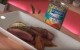 Canard rôti à la mangue et thym