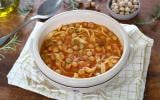 Soupe de pois chiches et pâtes (pasta e ceci)