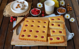 Financier géant aux framboises