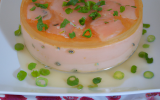 Flan de poireaux au saumon