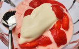 Dame Blanche aux fraises