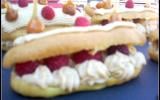 Eclair praliné framboise