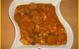 Cabillaud au curry, lait de coco et courgettes