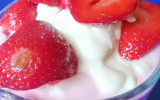 Crème de mascarpone aux fraises et spéculos