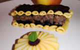 Millefeuilles de boudin noir et purée aux 2 pommes