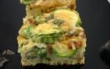 Omelette courgette-oignons