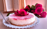 Gâteau de ricotta à la rose