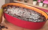 Clafoutis aux poires et au chocolat gourmand