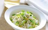 Risotto aux courgettes au fromage frais