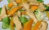 Salade tiède sucrée-salée de poulet et mangue