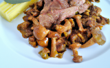 Gigot d'agneau aux girolles