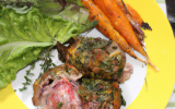 Lapin farci aux herbes