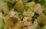 Salade pimentée dinde et ananas