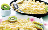 Crumble aux kiwis maison