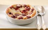 Clafoutis aux framboises classique