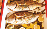 Daurade au four aux saveurs marocaines