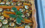 Tarte fine aux légumes d'été et Brebis Pur Pyrénées