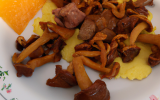 Parmentier de queue de bœuf Limousin aux girolles