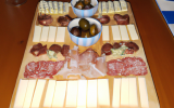 Bouchées apéritives, coppa, pruneaux et Comté