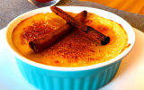 Crème brûlée aux pommes et au Calvados