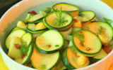 Salade fraicheur courgettes