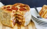 Recette décadente du jour : le gâteau pizza